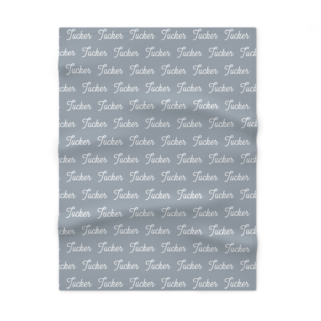 Personalized Fleece Baby Blanket | Blue