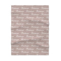 Personalized Fleece Baby Blanket | Pink