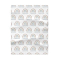 Fleece Baby Blanket | "Child of God" Pastel Rainbow