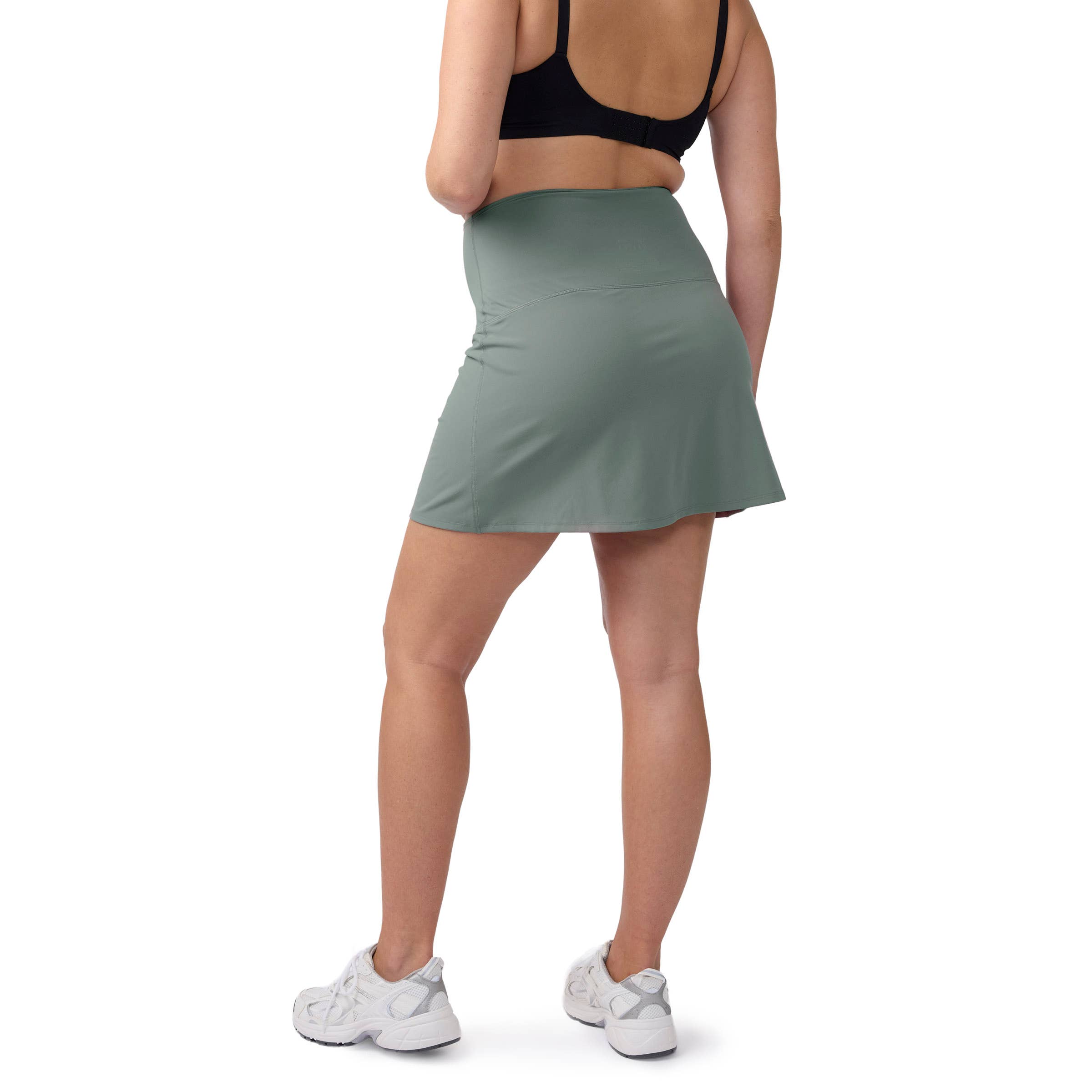 Everyday Maternity Active Skort: Sage Green