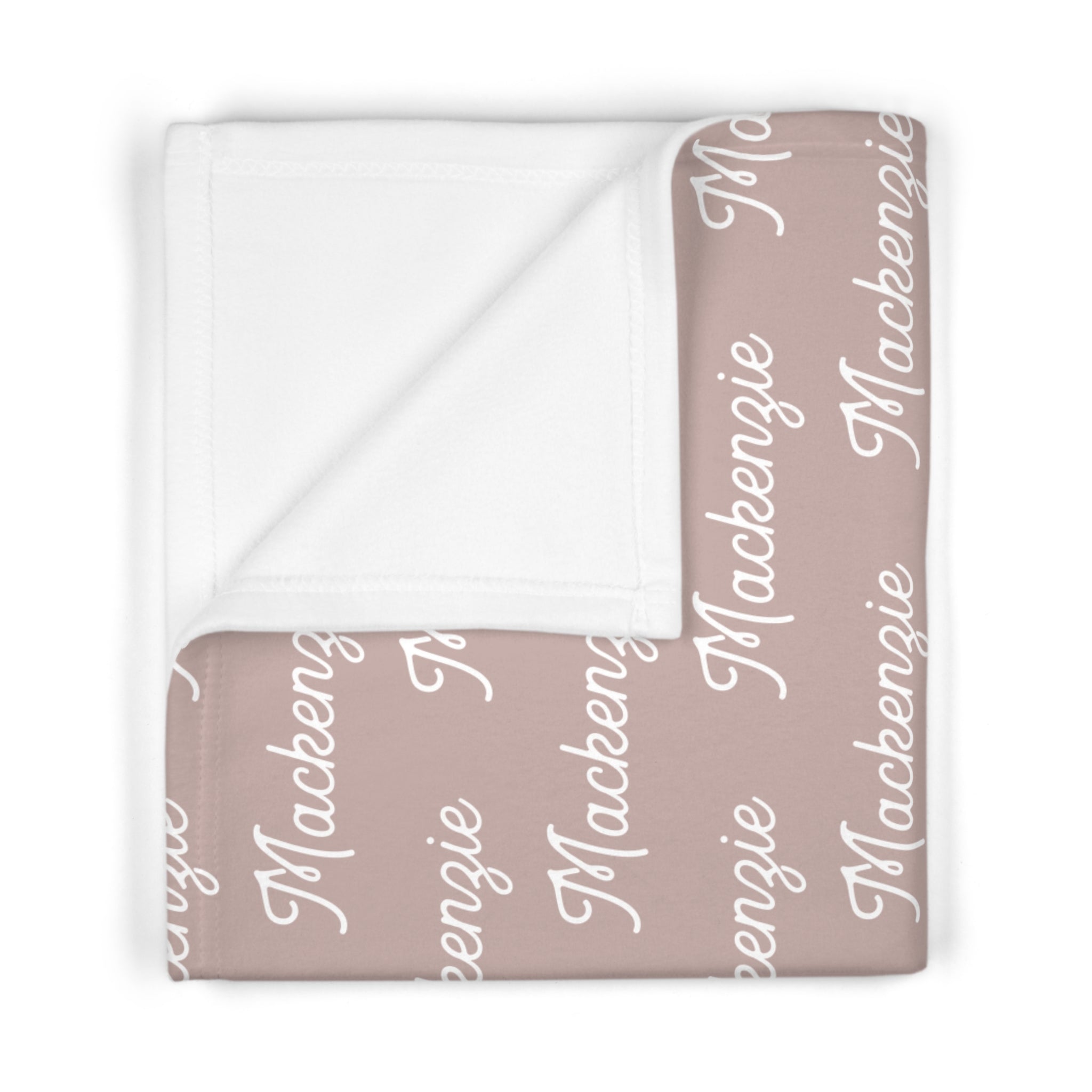 Personalized Fleece Baby Blanket | Pink