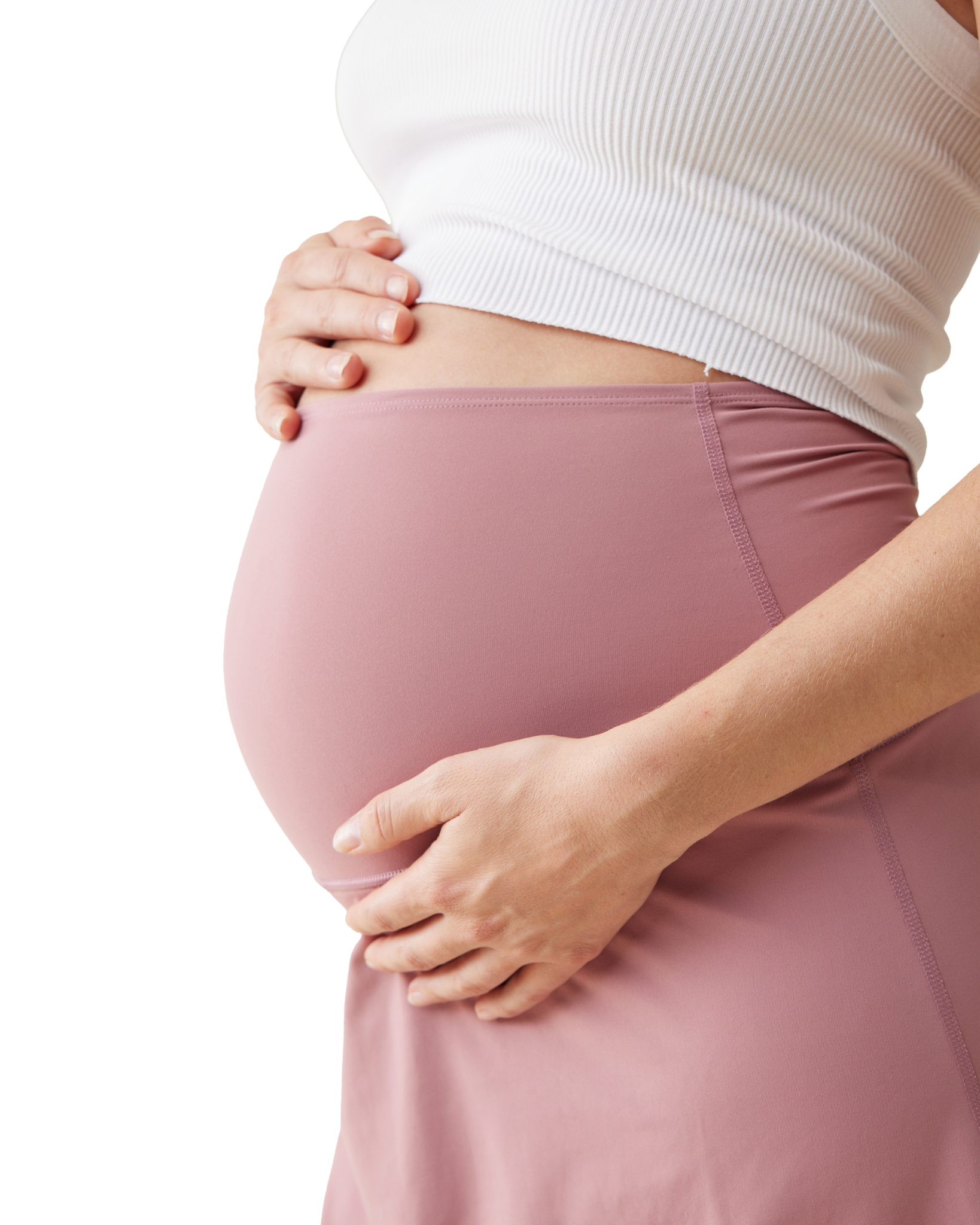 Everyday Maternity Active Skort: Dusty Rose