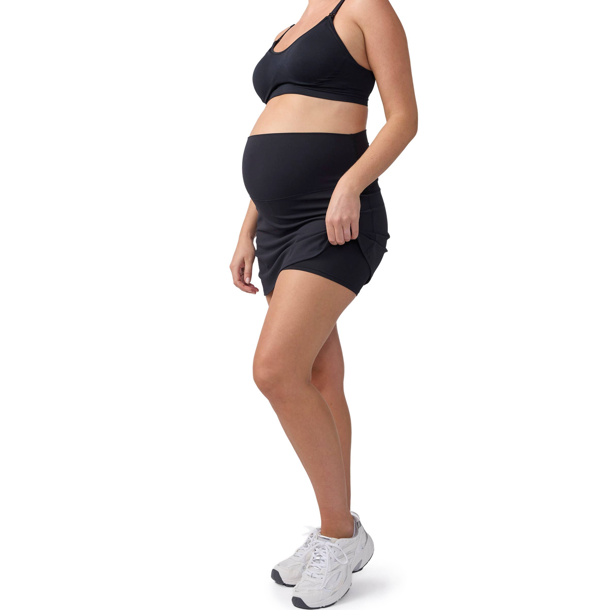 Everyday Maternity Active Skort: Black