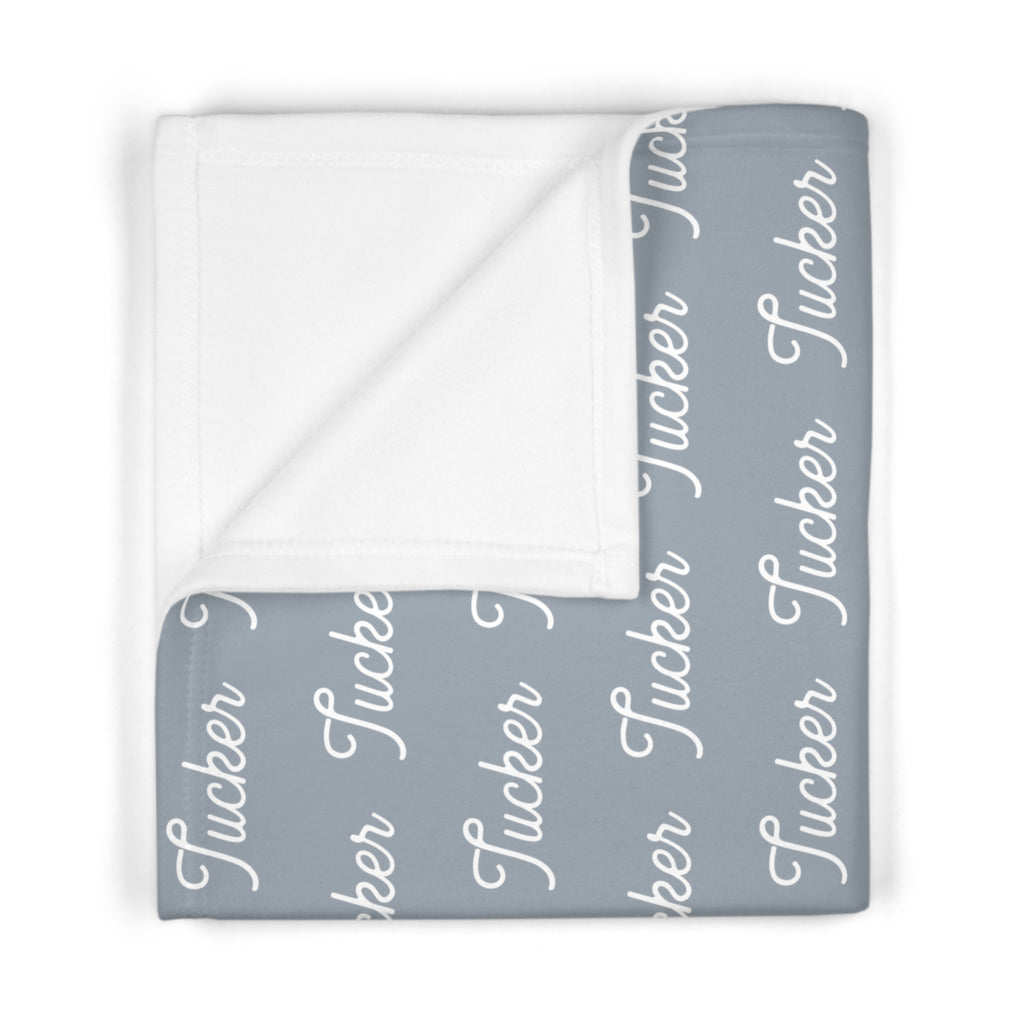 Personalized Fleece Baby Blanket | Blue