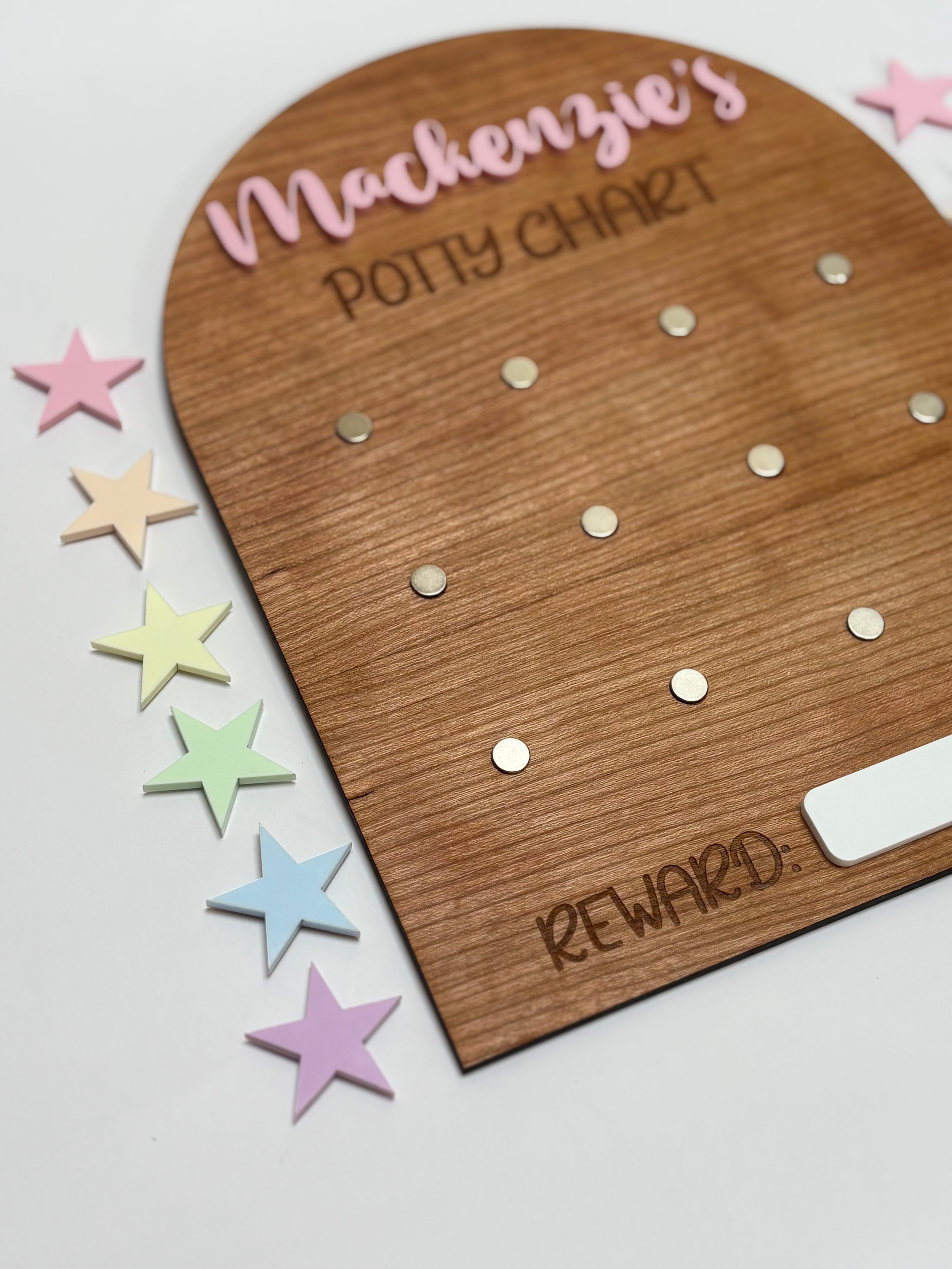 Personalized Star Reward Chart | Potty Training | Chore Tracker
