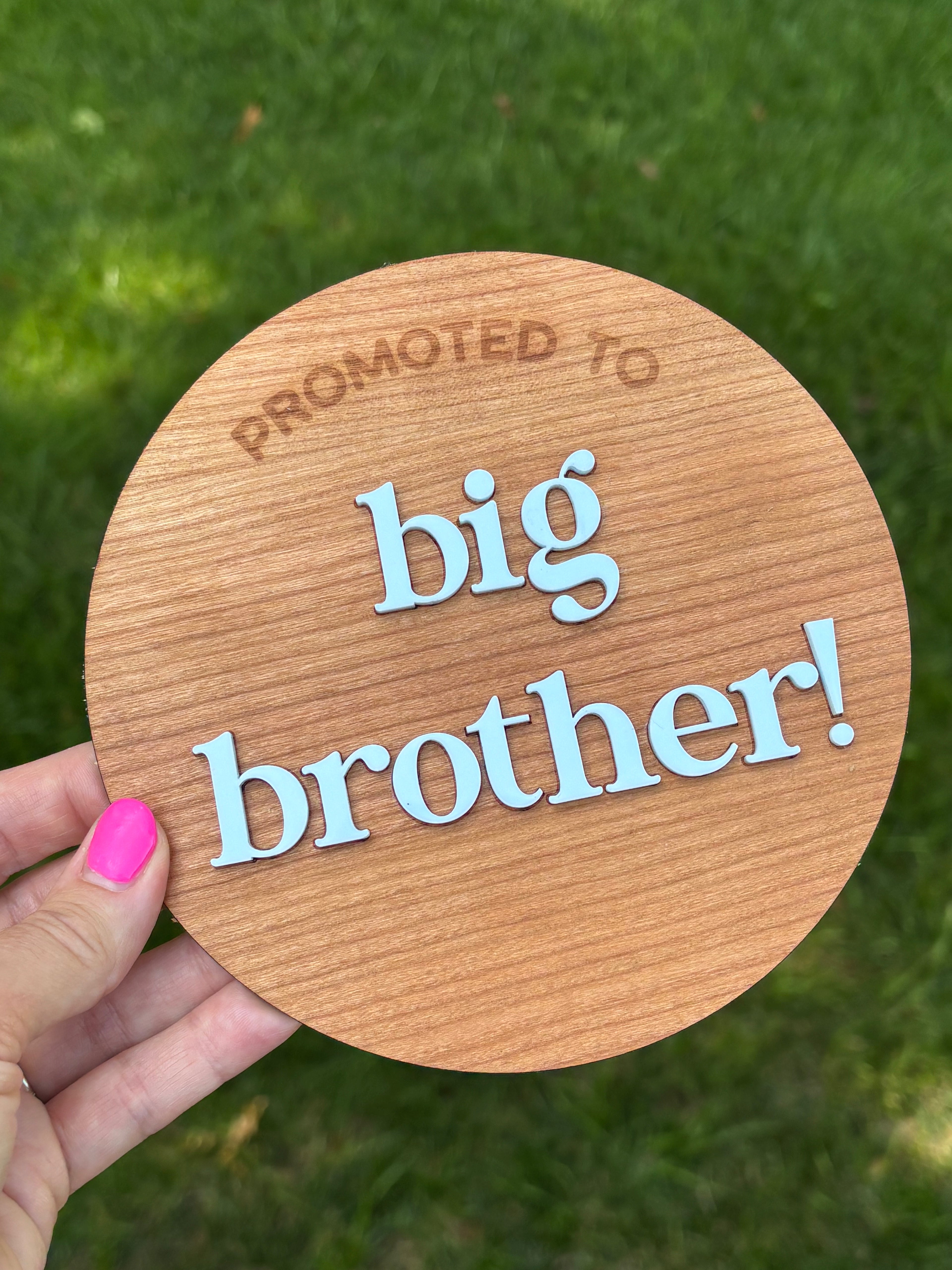Sibling Announcement Sign | Big Brother | Big Sister