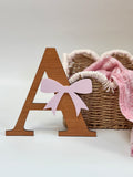 Monogram Letter | Pink Bow