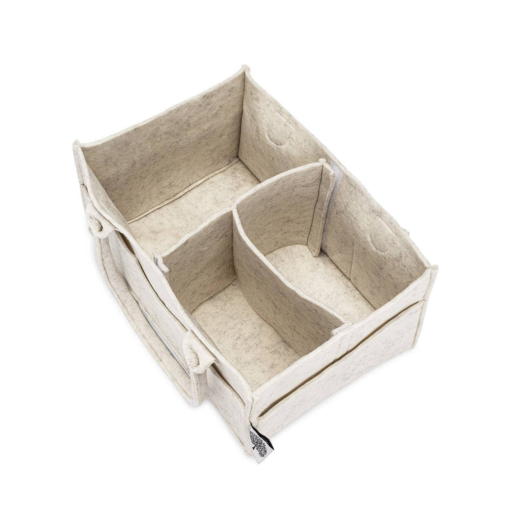 Diaper Caddy in White: Regular (13 x 9 x 7")