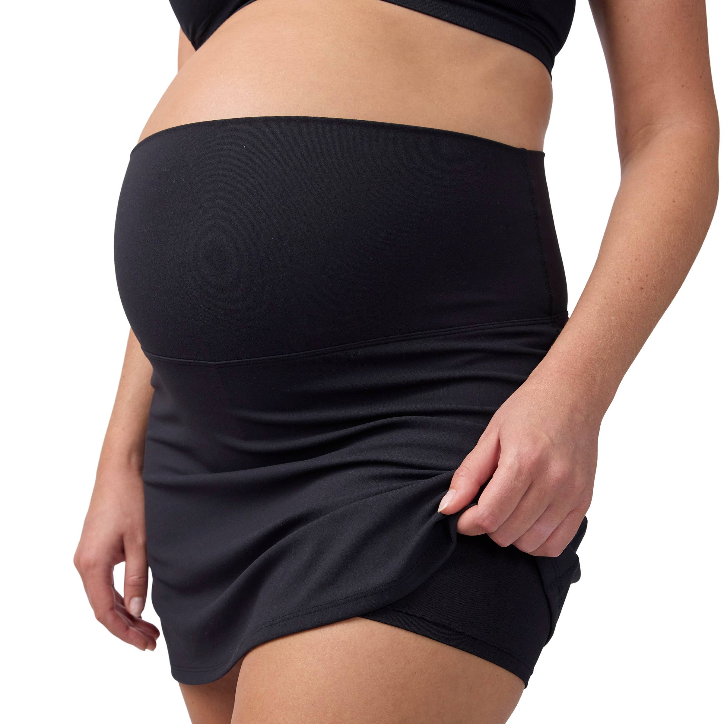 Everyday Maternity Active Skort: Black