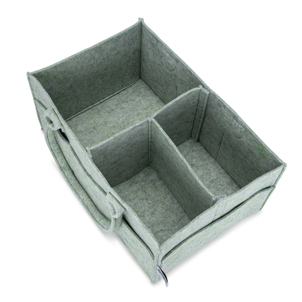 Diaper Caddy in Sage Green: Regular (13 x 9 x 7")