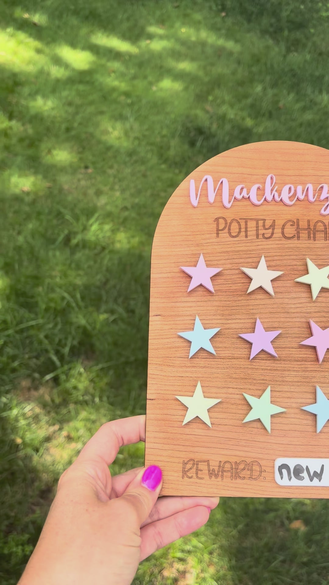 Personalized Star Reward Chart | Potty Training | Chore Tracker